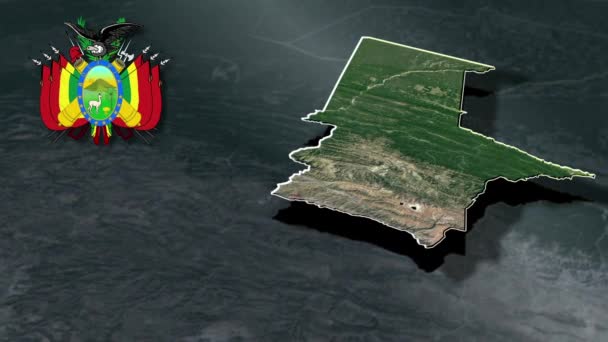 Carte Des Départements Bolivie — Video