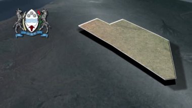 Botswana animasyon haritasının dağıtımları