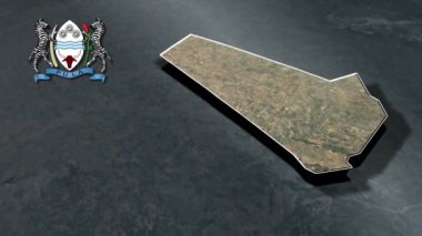 Botswana animasyon haritasının dağıtımları