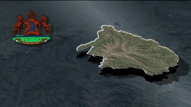 Lesotho Canlandırma Haritası Dağılımı