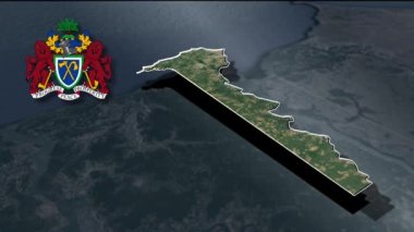 Gambiya animasyon haritası dağılımı