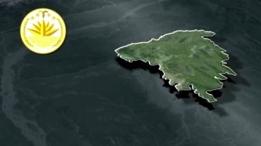 Bangladeş animasyon haritasının bölümleri