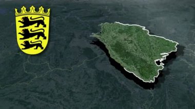 Almanya bölgeleri harita canlandırması