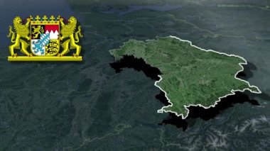 Almanya bölgeleri harita canlandırması