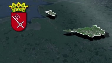 Almanya bölgeleri harita canlandırması