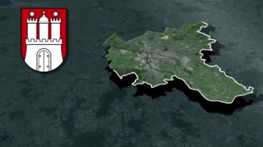 Almanya bölgeleri harita canlandırması