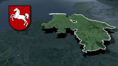 Almanya bölgeleri harita canlandırması