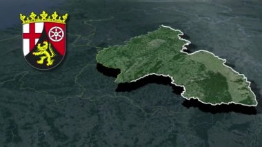 Almanya bölgeleri harita canlandırması