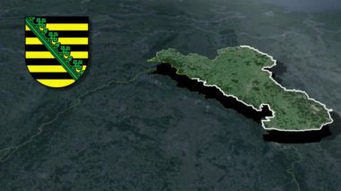 Almanya bölgeleri harita canlandırması