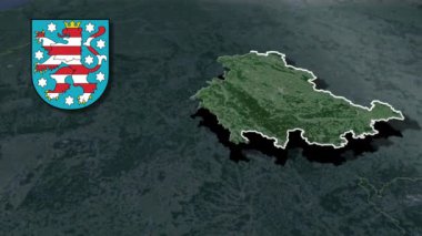 Almanya bölgeleri harita canlandırması