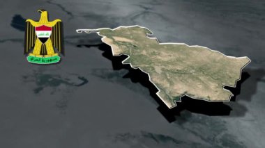 Irak coğrafya haritası valileri