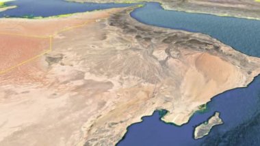 Umman Valileri coğrafya haritası