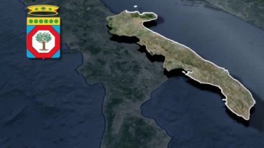 Apulia, Güney İtalya 'da Whit Coat of Arms bölgesinde yer alan bir şehirdir.