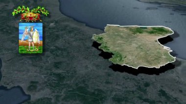 İtalya 'nın Whit Bölgesi Silah Canlandırma Haritası