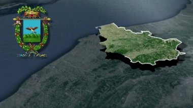 İtalya 'nın Whit Bölgesi Silah Canlandırma Haritası