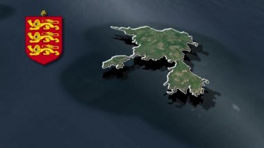 Guernsey Animasyon Haritası Bölgeleri