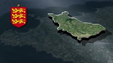 Guernsey Animasyon Haritası Bölgeleri