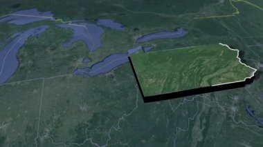 Amerika Birleşik Devletleri Pennsylvania 'nın siyasi bölümleri