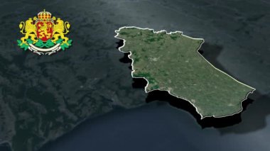 Bulgaristan 'ın Canlandırma Haritası Eyaletleri