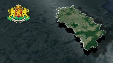 Bulgaristan 'ın Canlandırma Haritası Eyaletleri