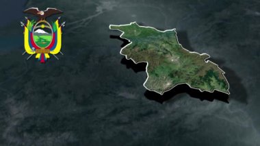 Ekvador Canlandırma Haritasının Eyaletleri