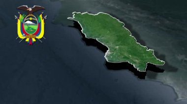 Ekvador Canlandırma Haritasının Eyaletleri