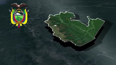 Ekvador Canlandırma Haritasının Eyaletleri