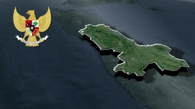 Endonezya Animasyon Haritası Eyaletleri