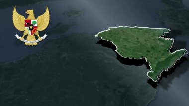 Endonezya Animasyon Haritası Eyaletleri