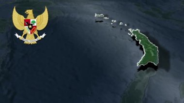 Endonezya Animasyon Haritası Eyaletleri