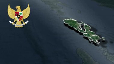 Endonezya Animasyon Haritası Eyaletleri