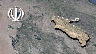 İran Animasyon Haritası Eyaletleri