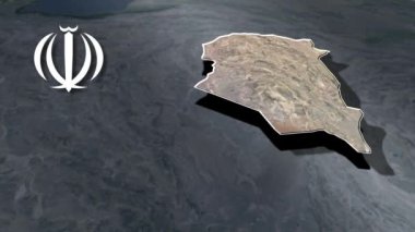 İran Animasyon Haritası Eyaletleri