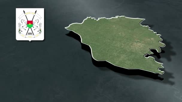 Провінції Буркіна Фасо — стокове відео
