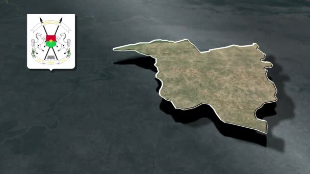 Провінції Буркіна Фасо — стокове відео