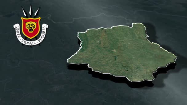 Provincie Burundi animační mapa
