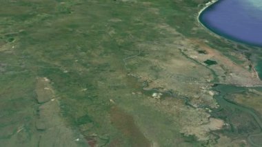 Mozambik animasyon haritasının vilayetleri