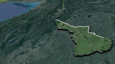 Tayland animasyon haritasının vilayetleri