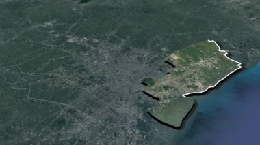 Tayland animasyon haritasının vilayetleri