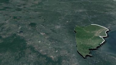 Tayland animasyon haritasının vilayetleri