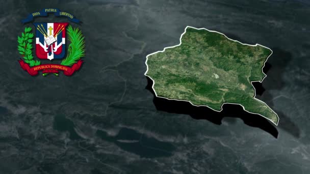 多米尼加共和国各省 — 图库视频影像
