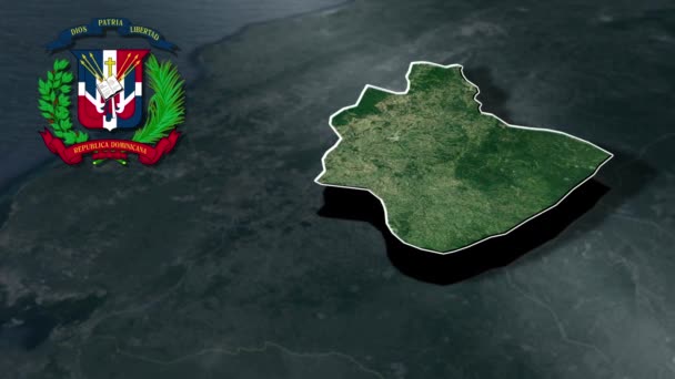 Провінції Домініканської Республіки — стокове відео