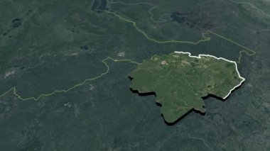 Zambiya animasyon haritası vilayetleri