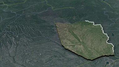 Zambiya animasyon haritası vilayetleri