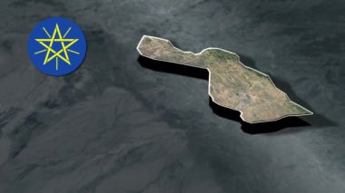 Etiyopya animasyon haritasının bölgeleri
