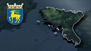 Finlandiya Aland Bölgesi Silah Canlandırma Haritası Bölgesi