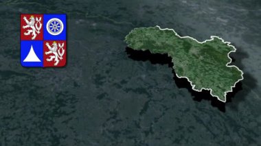 Çek Cumhuriyeti Liberec Bölgeleri Silah Canlandırma Haritası Paltosu