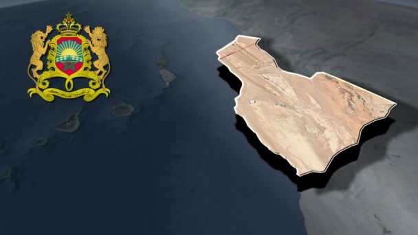 Περιφέρειες Του Νίγηρα Γεωγραφικοί Χάρτες — Αρχείο Βίντεο