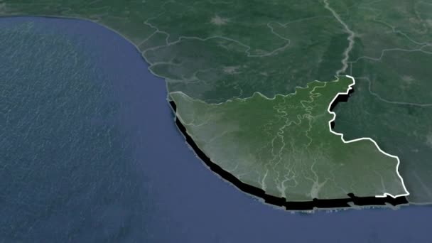 States Nigeria Geographic Maps — 비디오