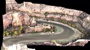 Arkaplanda 3d animasyon modeli